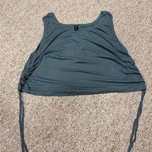 SHEIN Green Sleeveless Crop Top